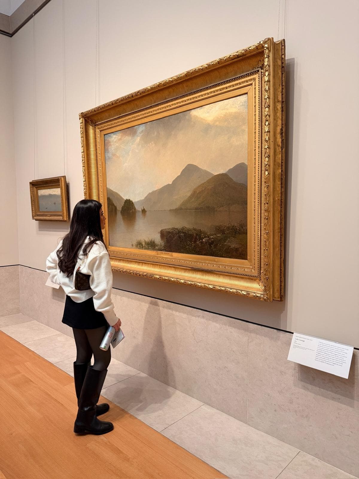 Alara Salih on a gallery study visit